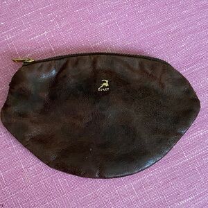 Vintage Koret Leather Makeup Bag